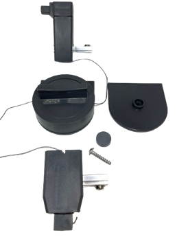 Riikku R3 Upper Latch right, for high glass